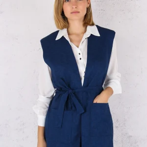 Gilet Cinturato Chambry Navy Blu