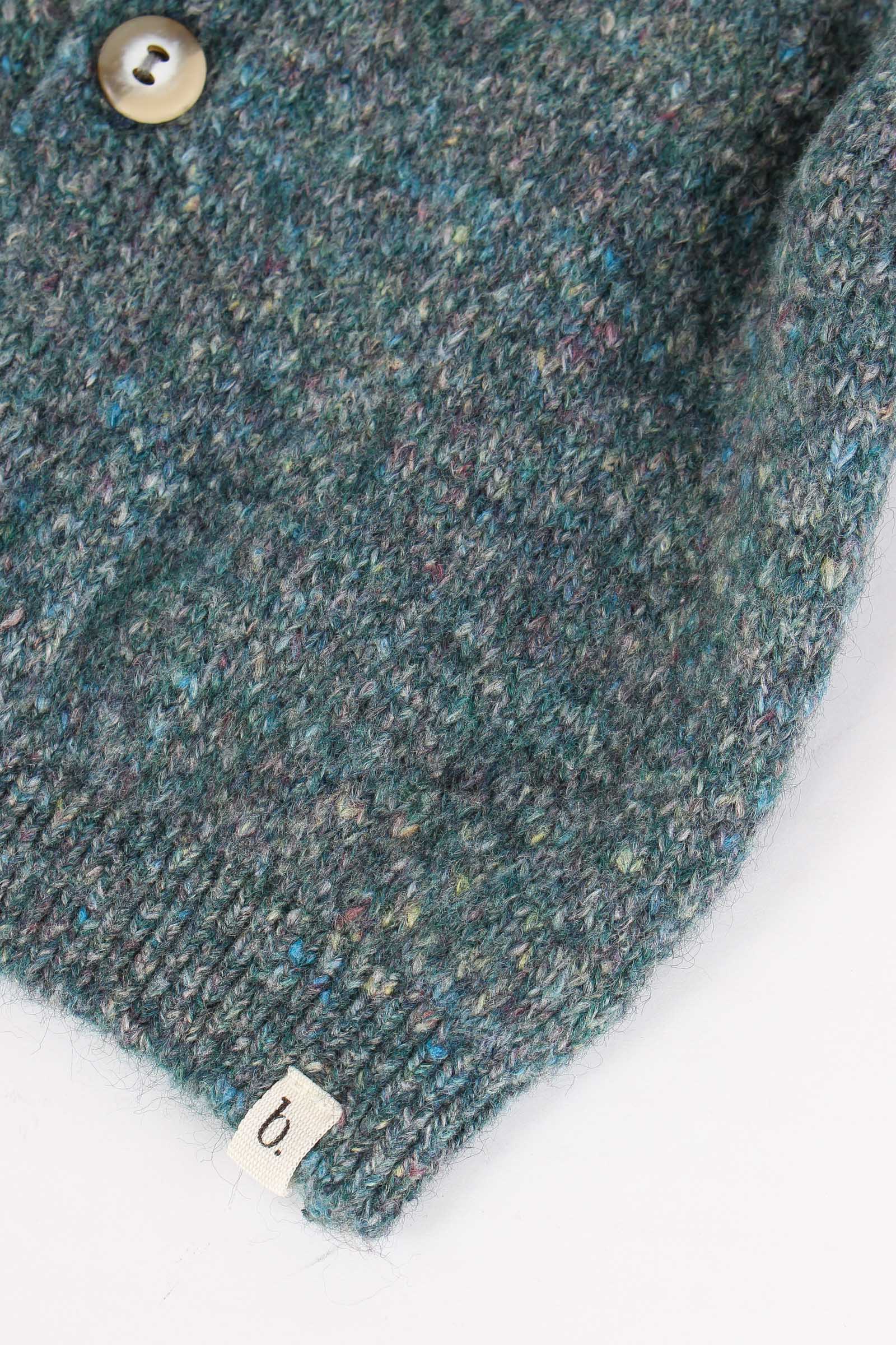 Cardigan Melange Alpine Green - immagine 5