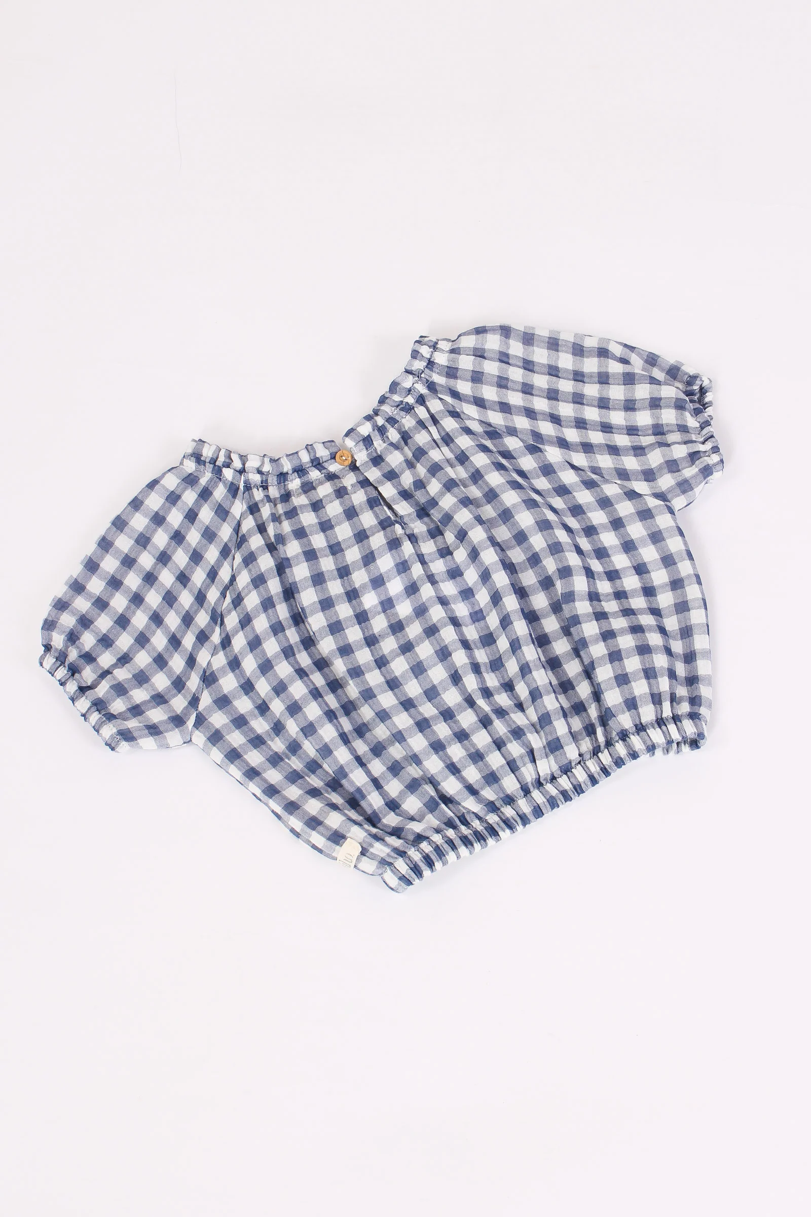 Blusa Vichy Blue Stone - immagine 5