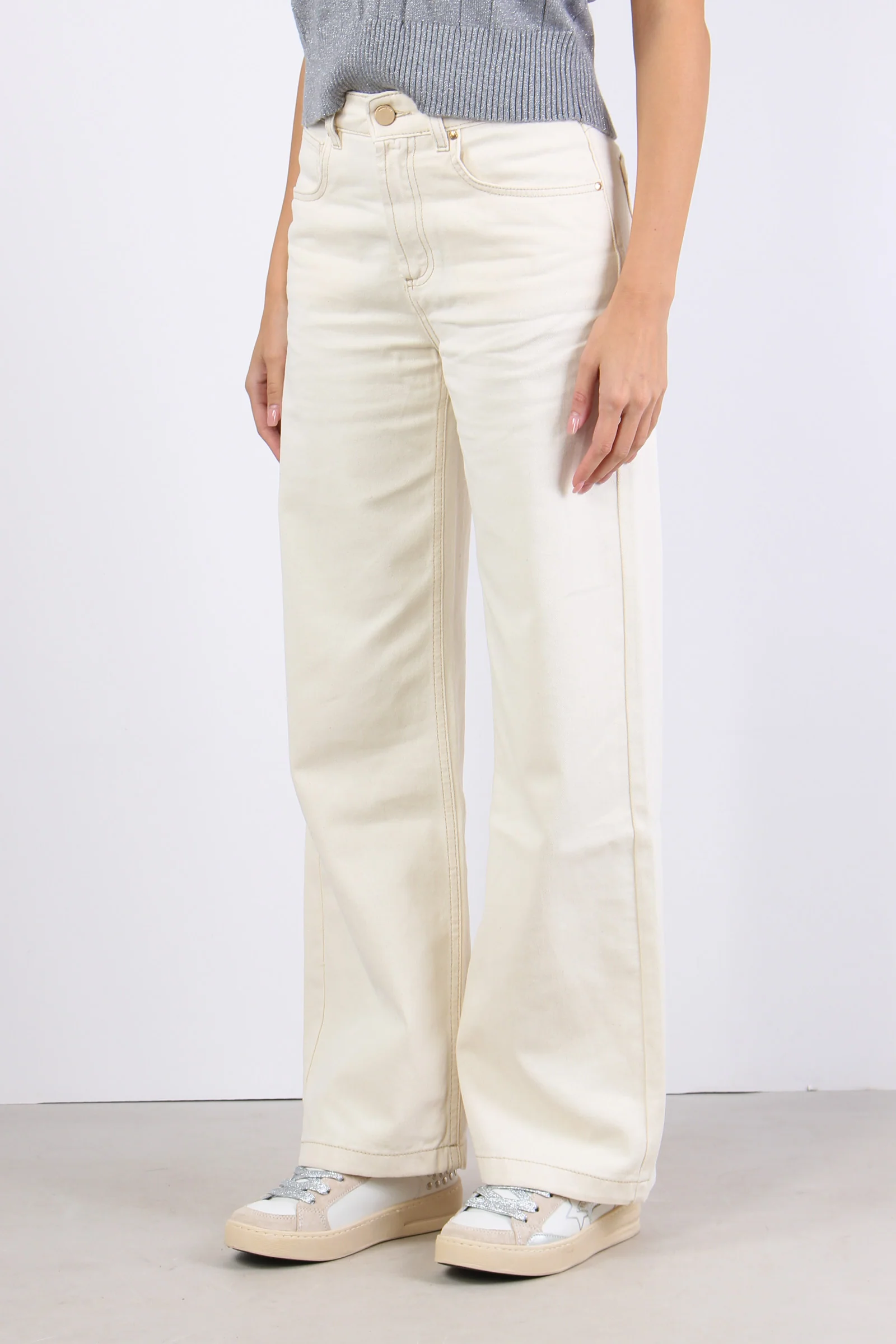 Denim Wilde Fit Panna - immagine 4