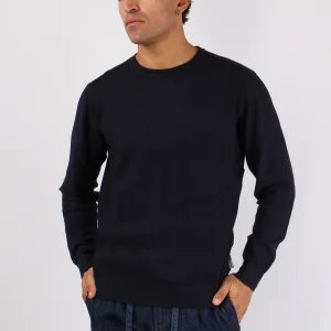 Maglia Viscos Collo Rullino Cobalto