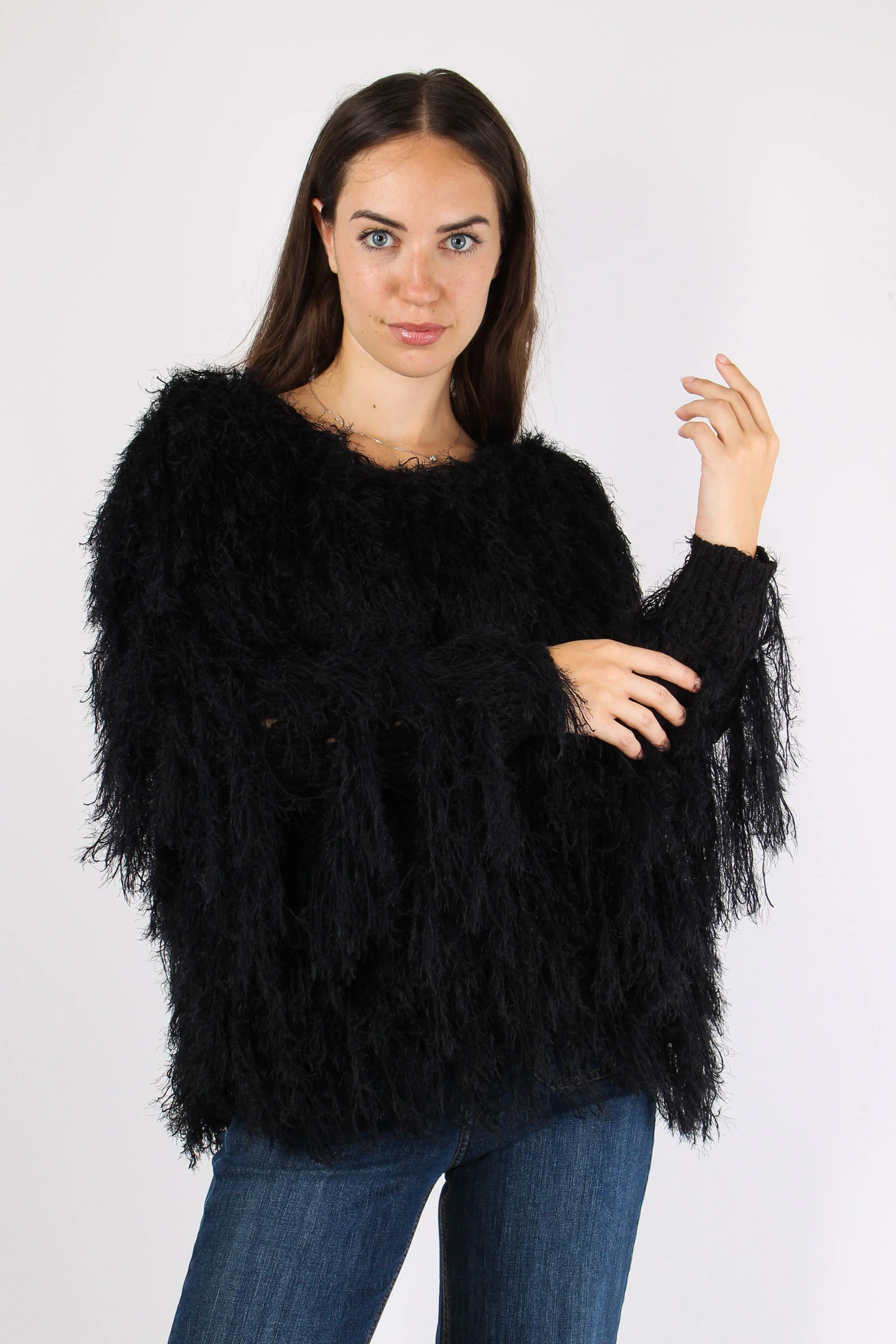 Maglia Piume Nero - immagine 5