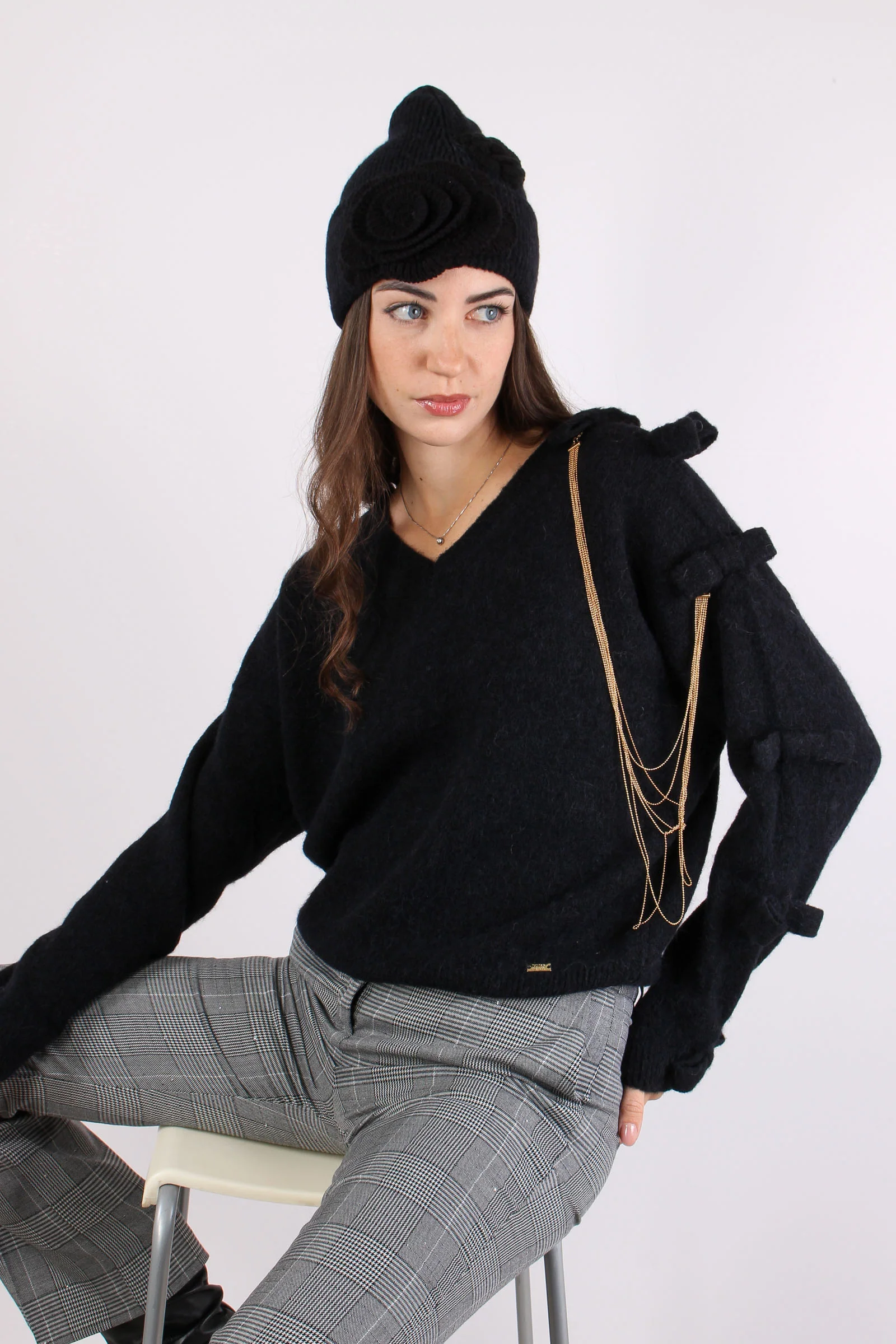 Maglia Scavo V Fiocchi Black - immagine 4