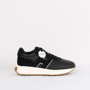 Sneaker Patch H Platform Nero/argento