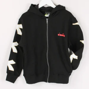 Felpa Cappuccio Zip Nero