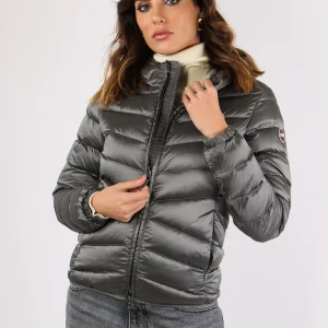 Piumino Corto Trapunta Dark Steel