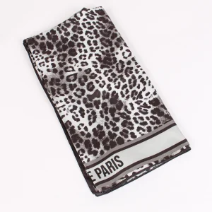 Foulard Maculato Grigio Ferro