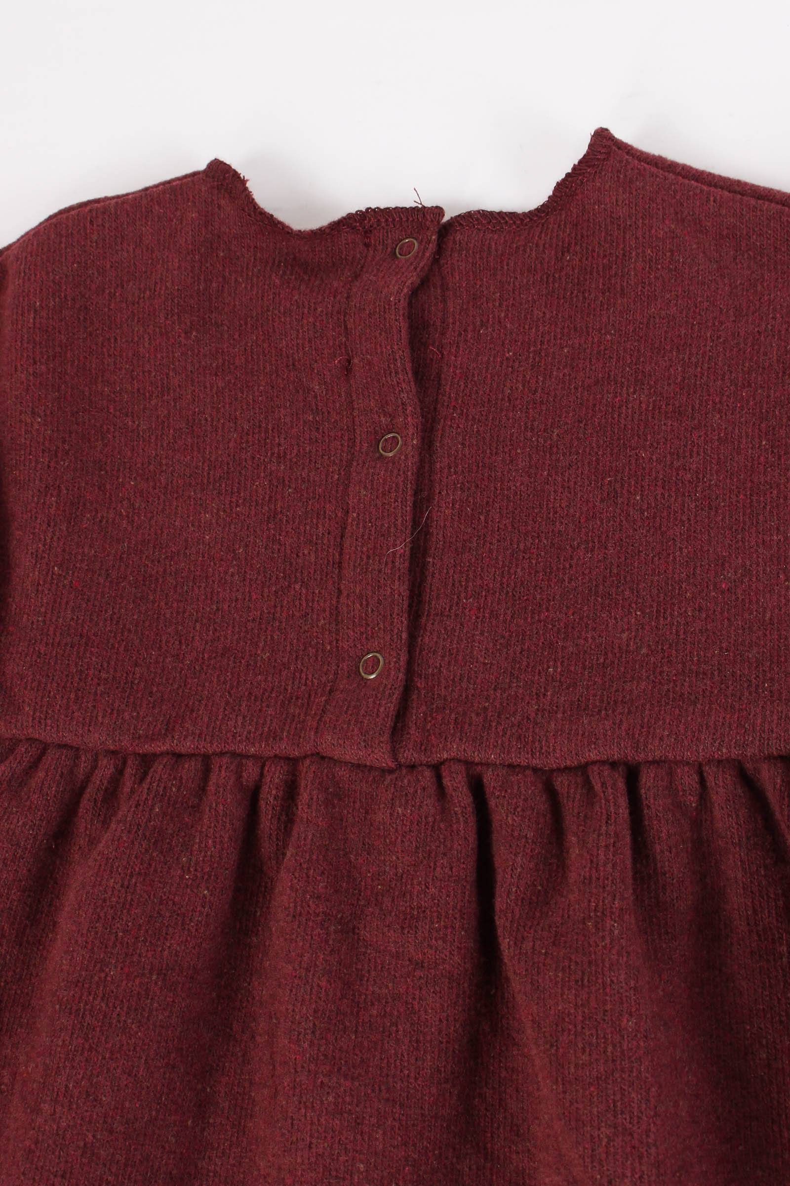 Abito Caldo Cotone Burgundy - immagine 6