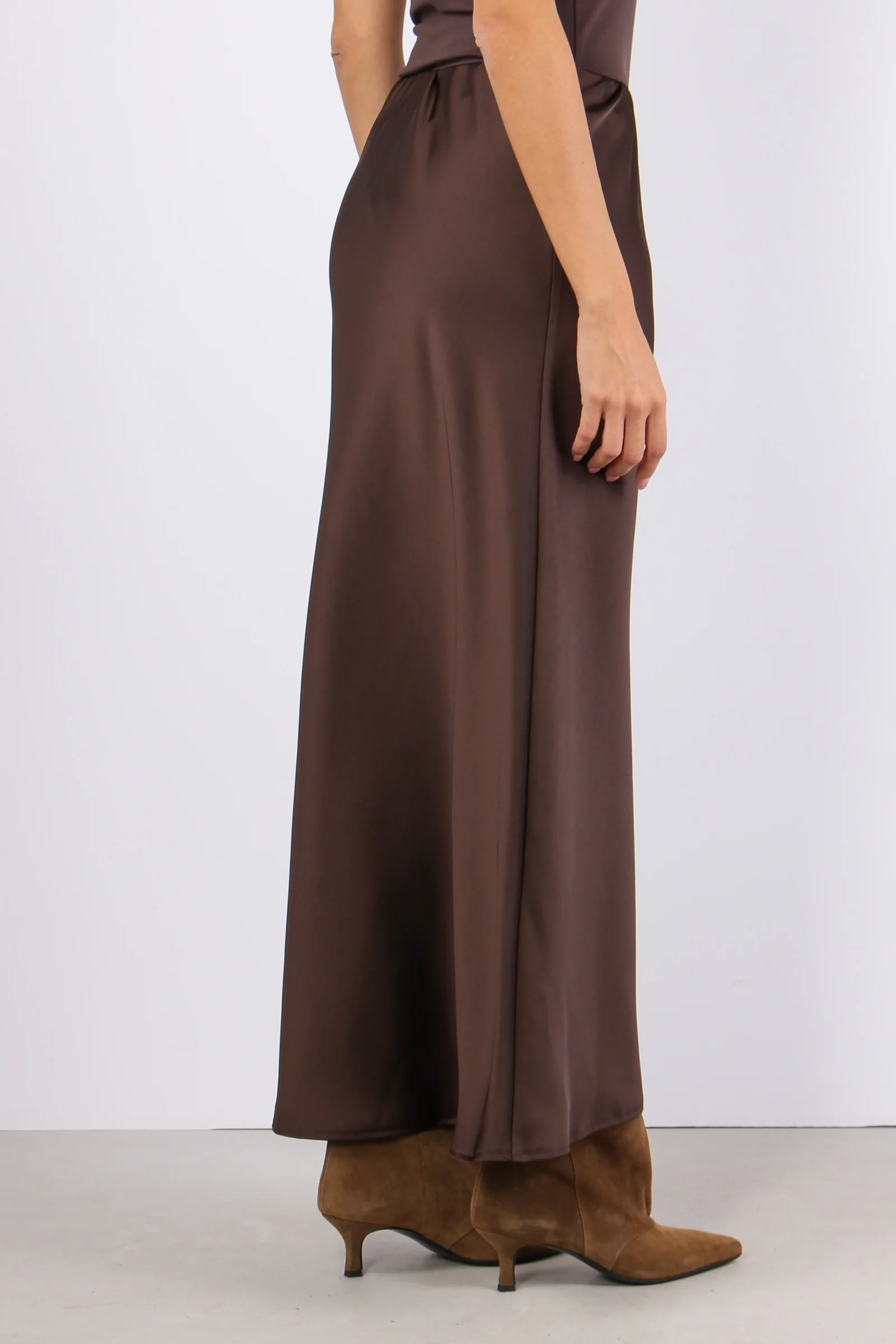 Gonna Raso Sbieco Moro - immagine 6