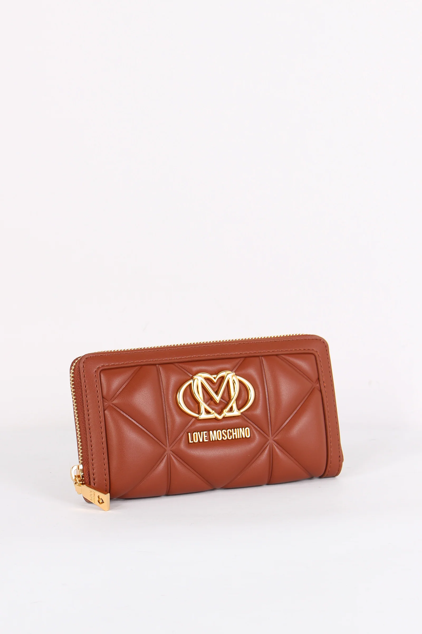 Zip Around Matelasse Castagna - immagine 3