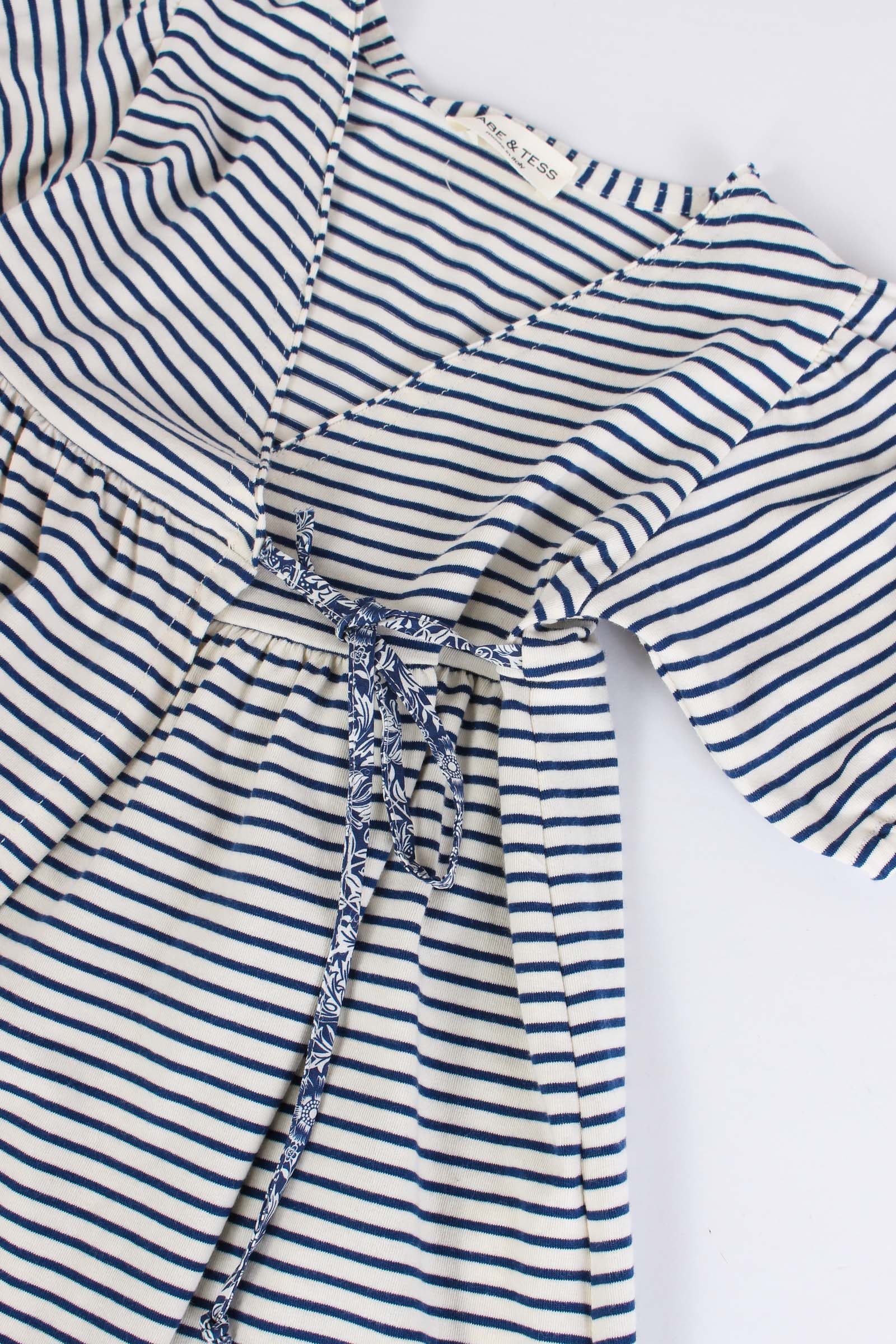 Abito Incrocio Jersey Blu Riga - immagine 5