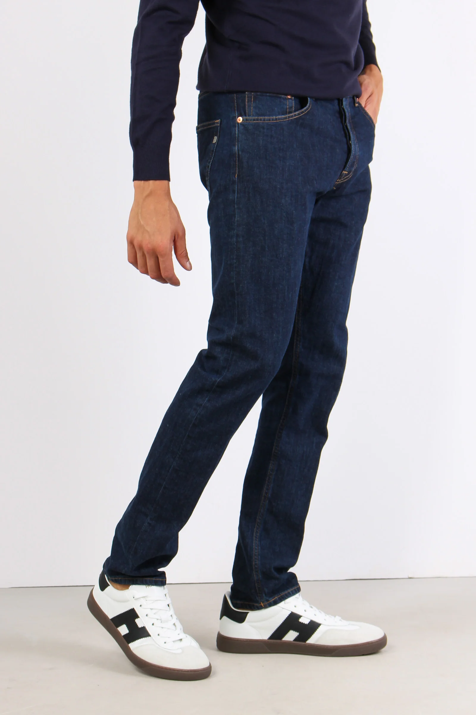 Icon Denim Pulito Risvolto Denim Scuro - immagine 6