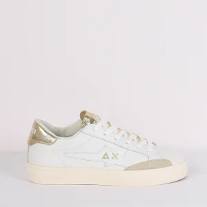 Sneaker Katy Leather Bianco/oro