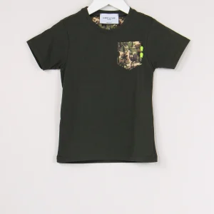 T-shirt Taschino Mimetico Militare