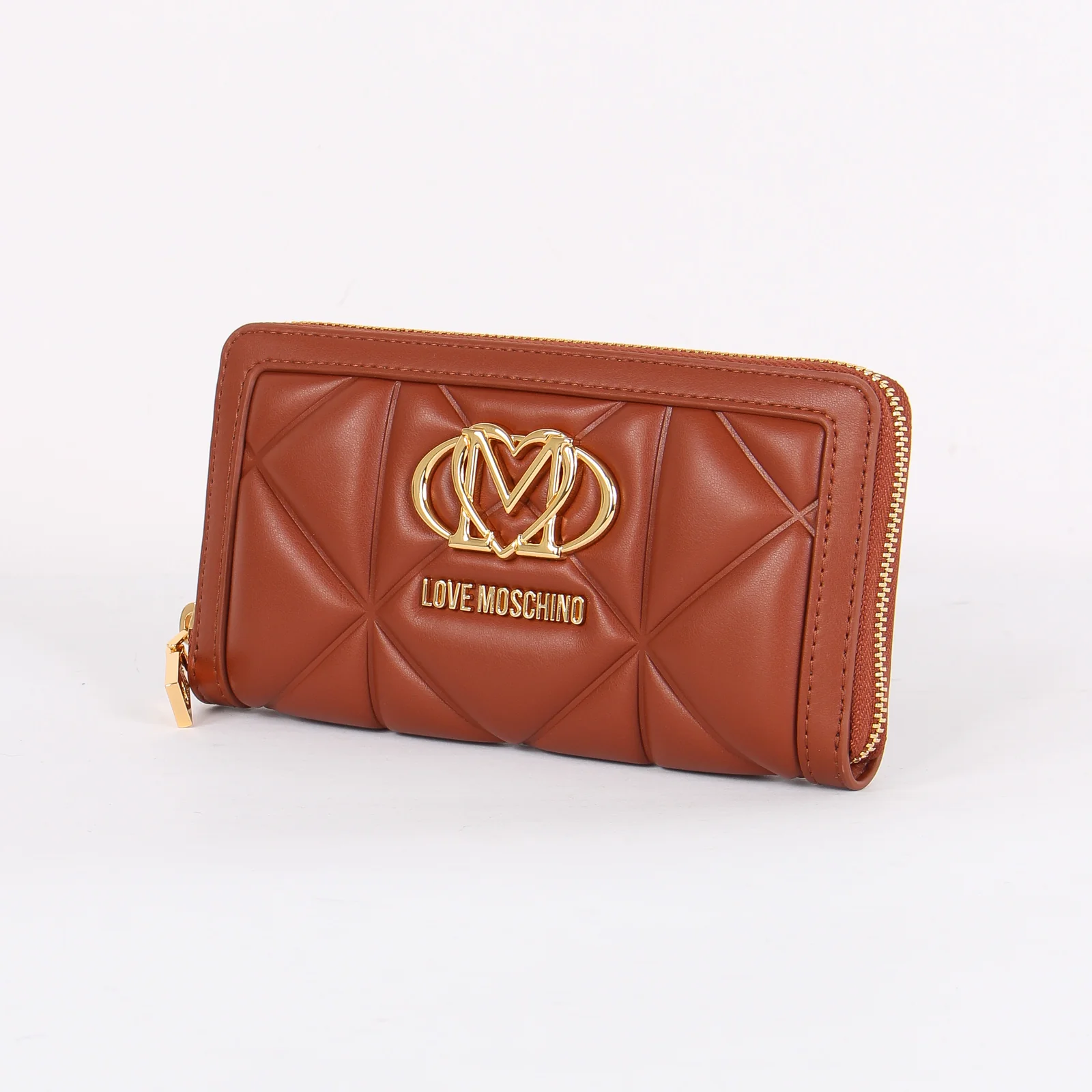 Zip Around Matelasse Castagna - immagine 8