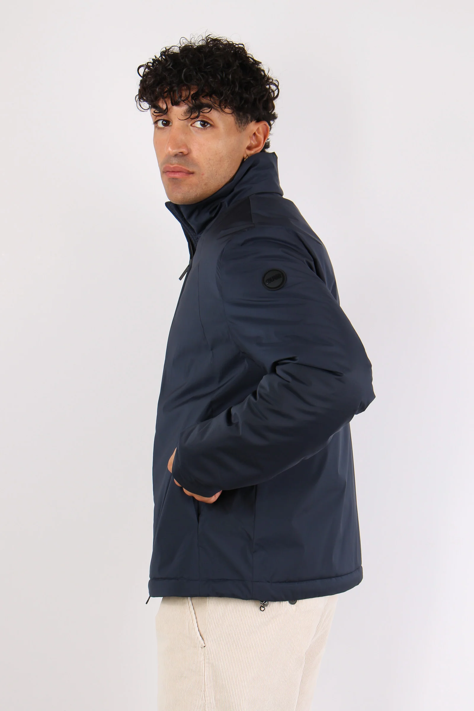 Bomber Ovatta Navy/nero - immagine 4