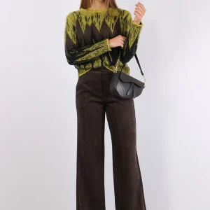 Pantalone Palazzo Velluto Resc Moro