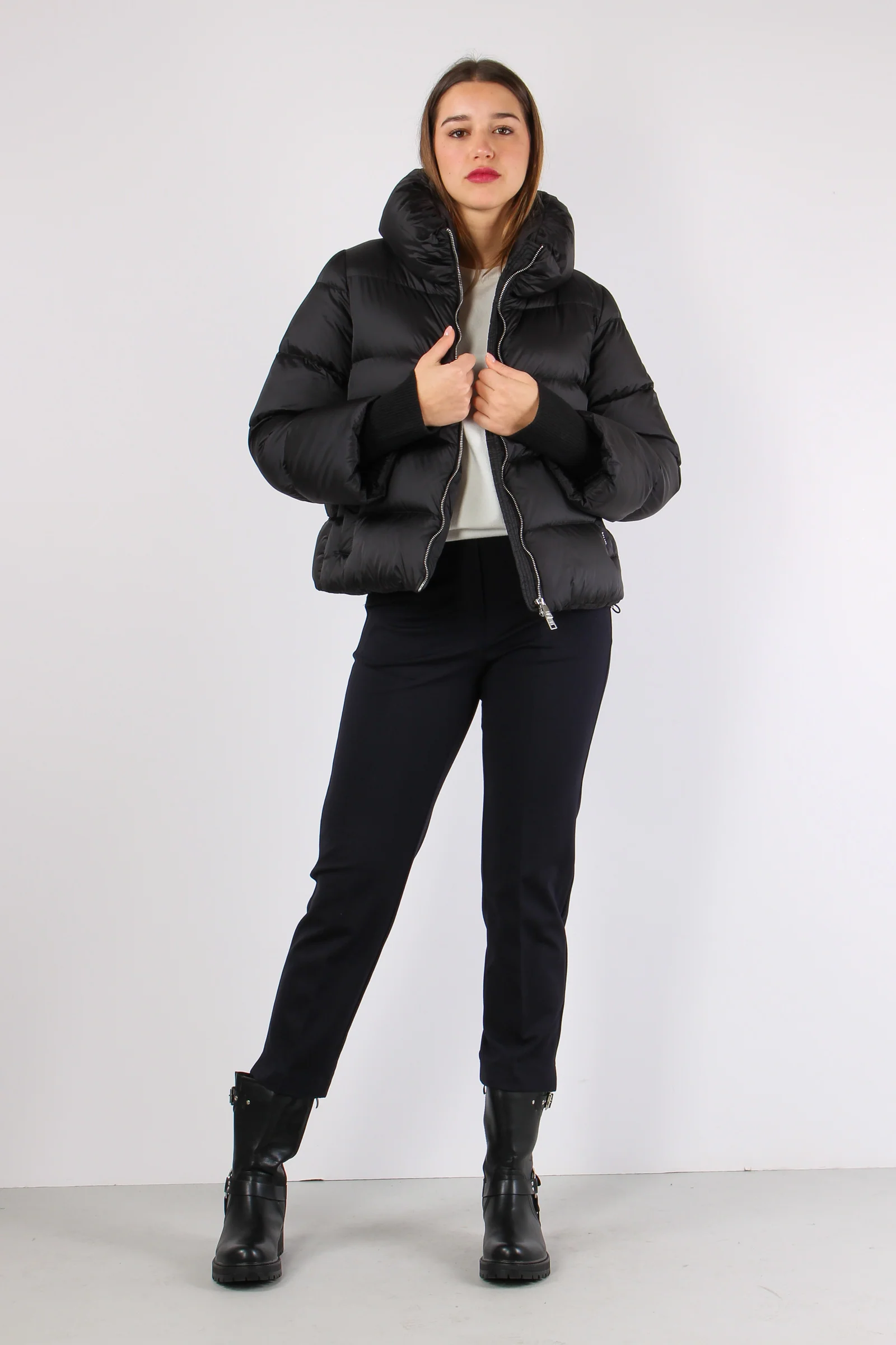 Pantalone Punto Milano Spacche Blu - immagine 6