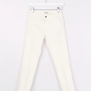 Monastero Pantalone Velluto Panna