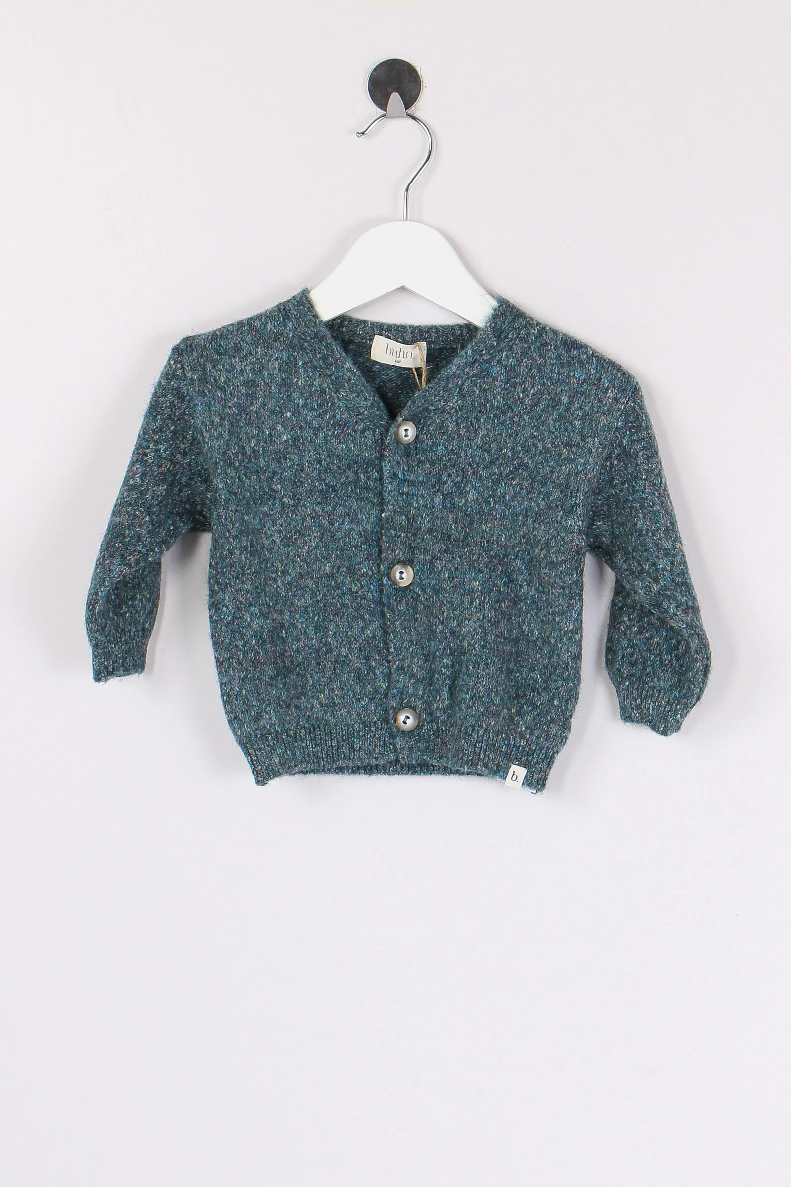 Cardigan Melange Alpine Green - immagine 2
