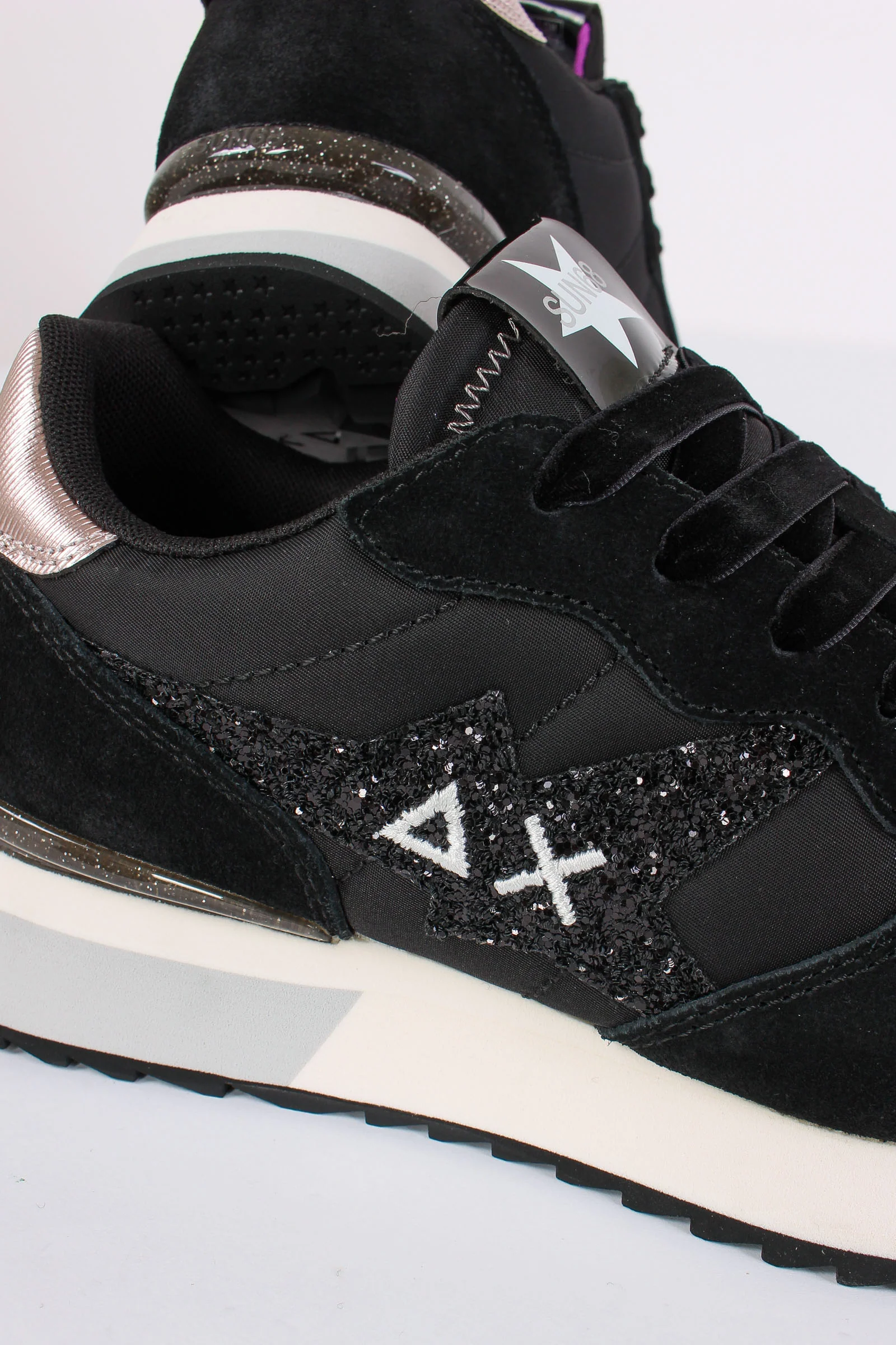 Sneaker Stargirl Glitter Logo Nero - immagine 7