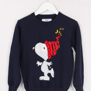 Pullover Leggero Cotone Lana Navy Blue