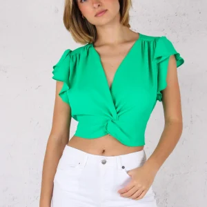 Sama Camicia Corta Rouge Deep Mint