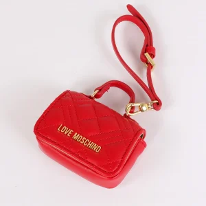 Portachiavi Mini Bag Matelasse Rosso