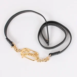 Cintura Catena Placca Nero