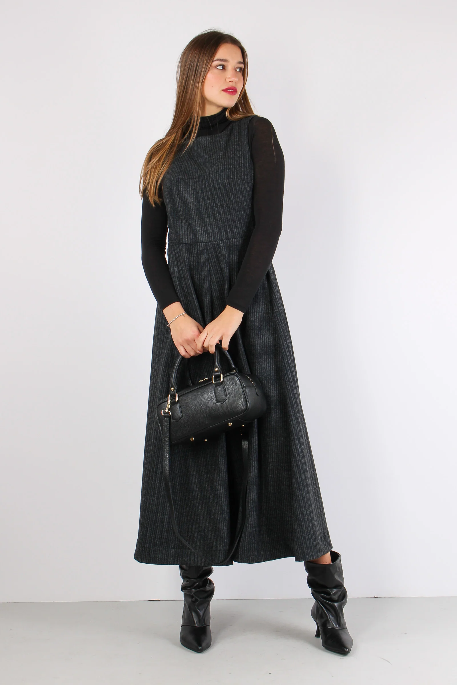 Tuta Pantalone Palazzo Grigio/nero - immagine 8