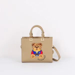 Mini Shopping Orsetto Taupe