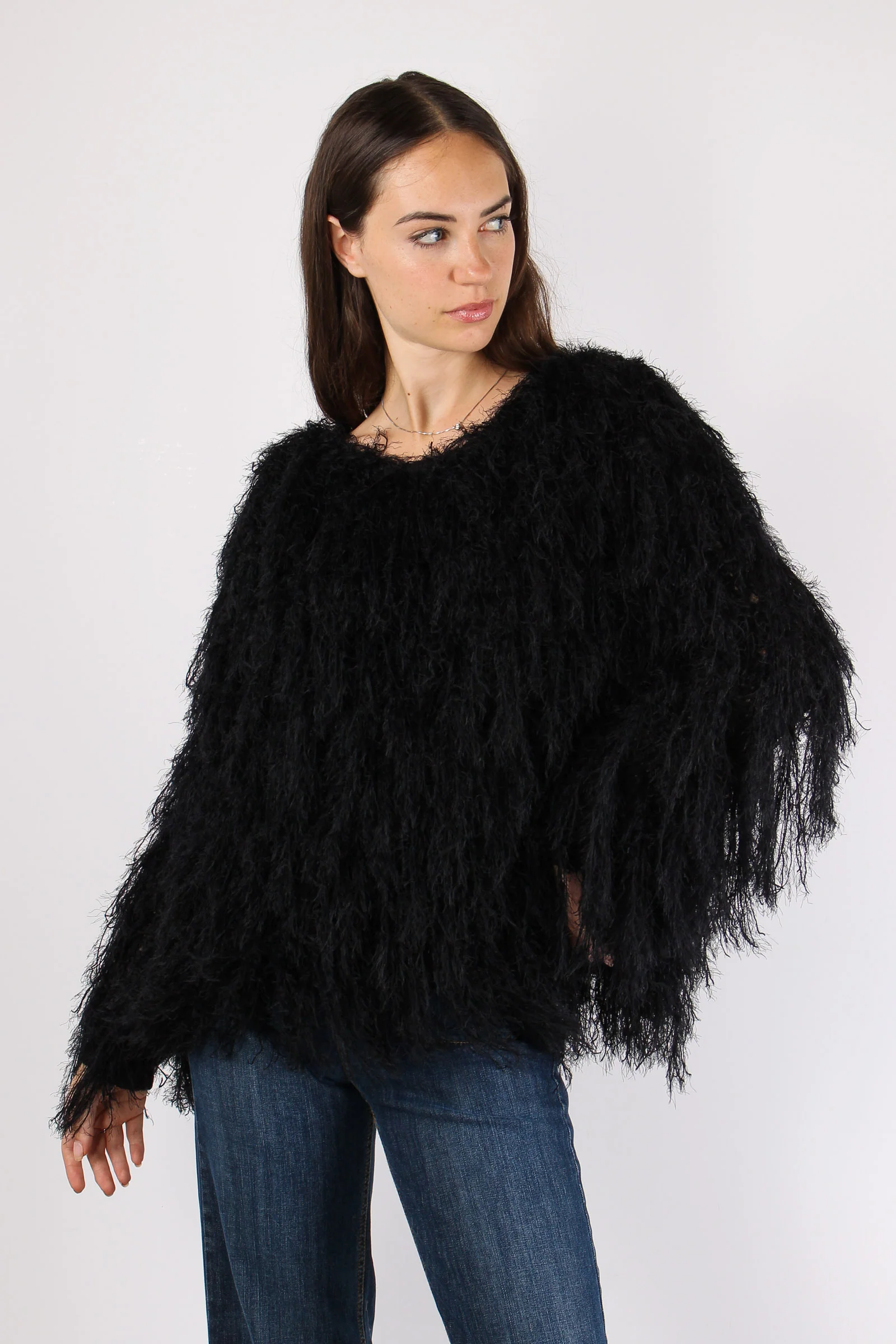 Maglia Piume Nero - immagine 2