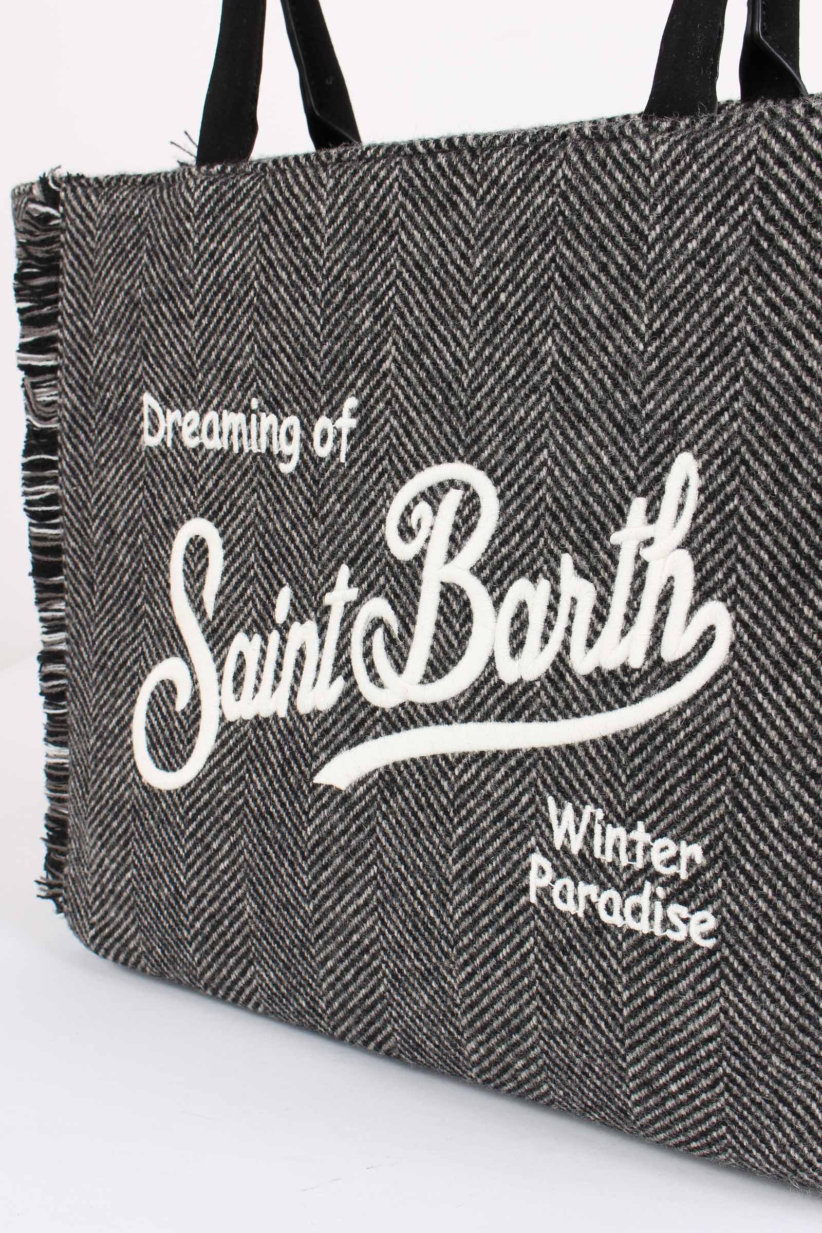 Borsa Tracolla Spinata Nero/bianco - immagine 5