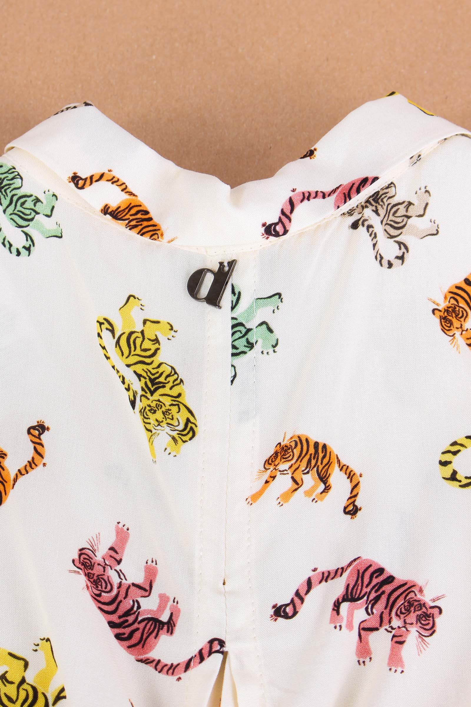 Camicia Fantasia Tigre Multicolor - immagine 5