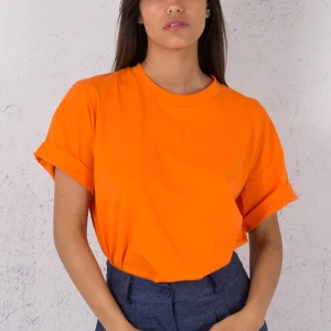 T-shirt Basica Over Arancio