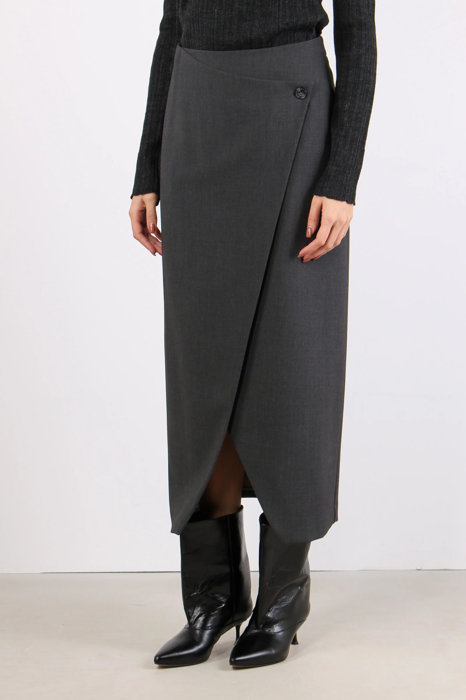 Gonna Lunga Portafoglio Graphite - immagine 4