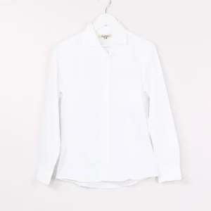 Reale Camicia Piquet Bianco