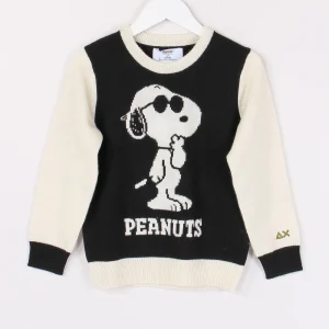 Pullover Lana Cashmere Bicolor Nero/bianco