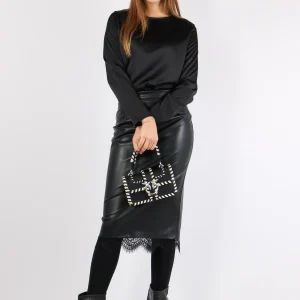 Casacca Spacchetti Laterali Nero