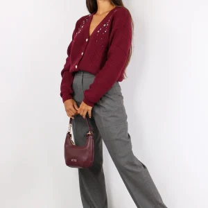 Hattilas Pantalone Mini Pences Grigio/bordeaux