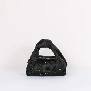 Kayla Mini Shopping Strass Nero