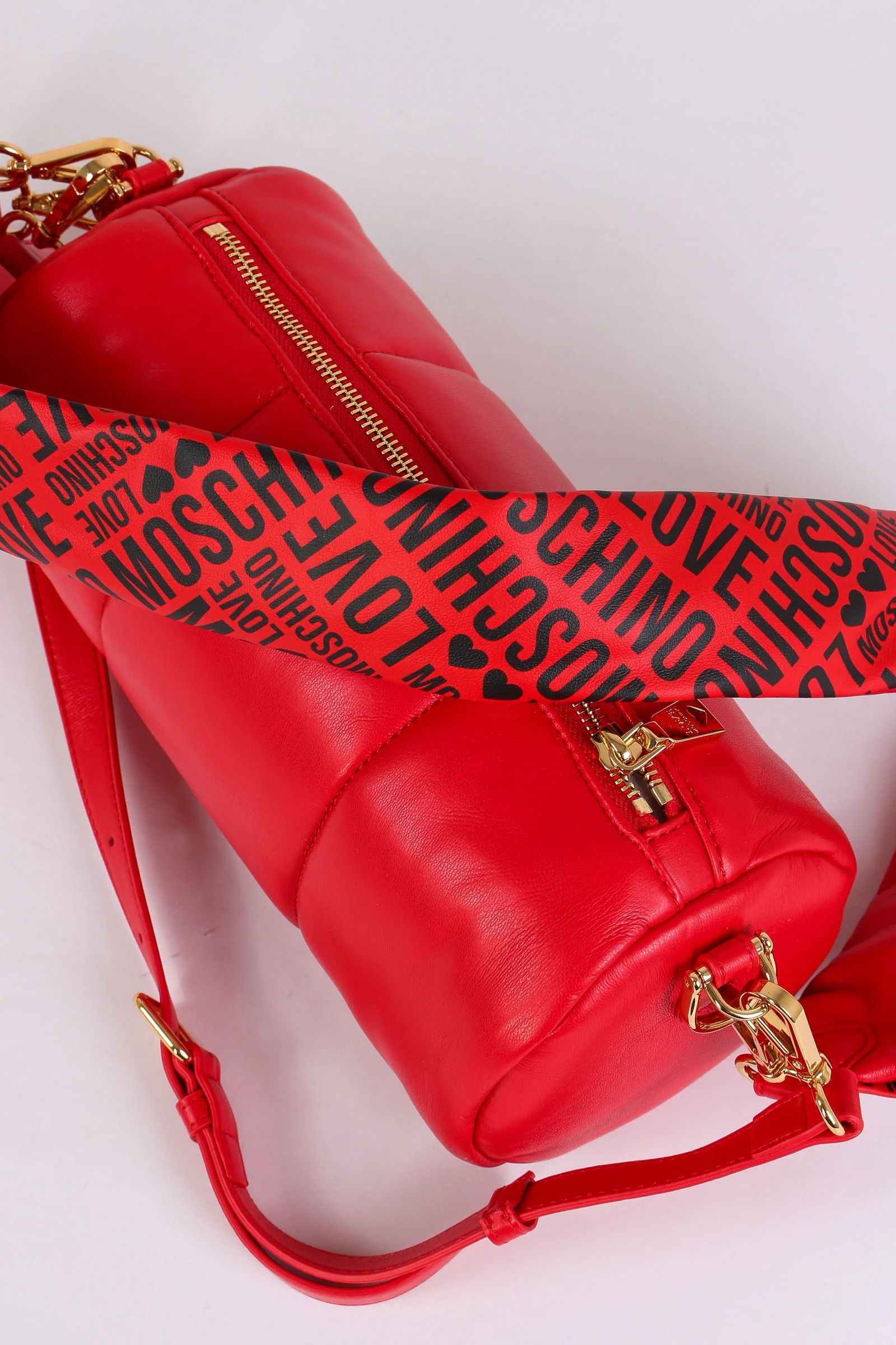 Bauletto Puffy Rosso/nero - immagine 5