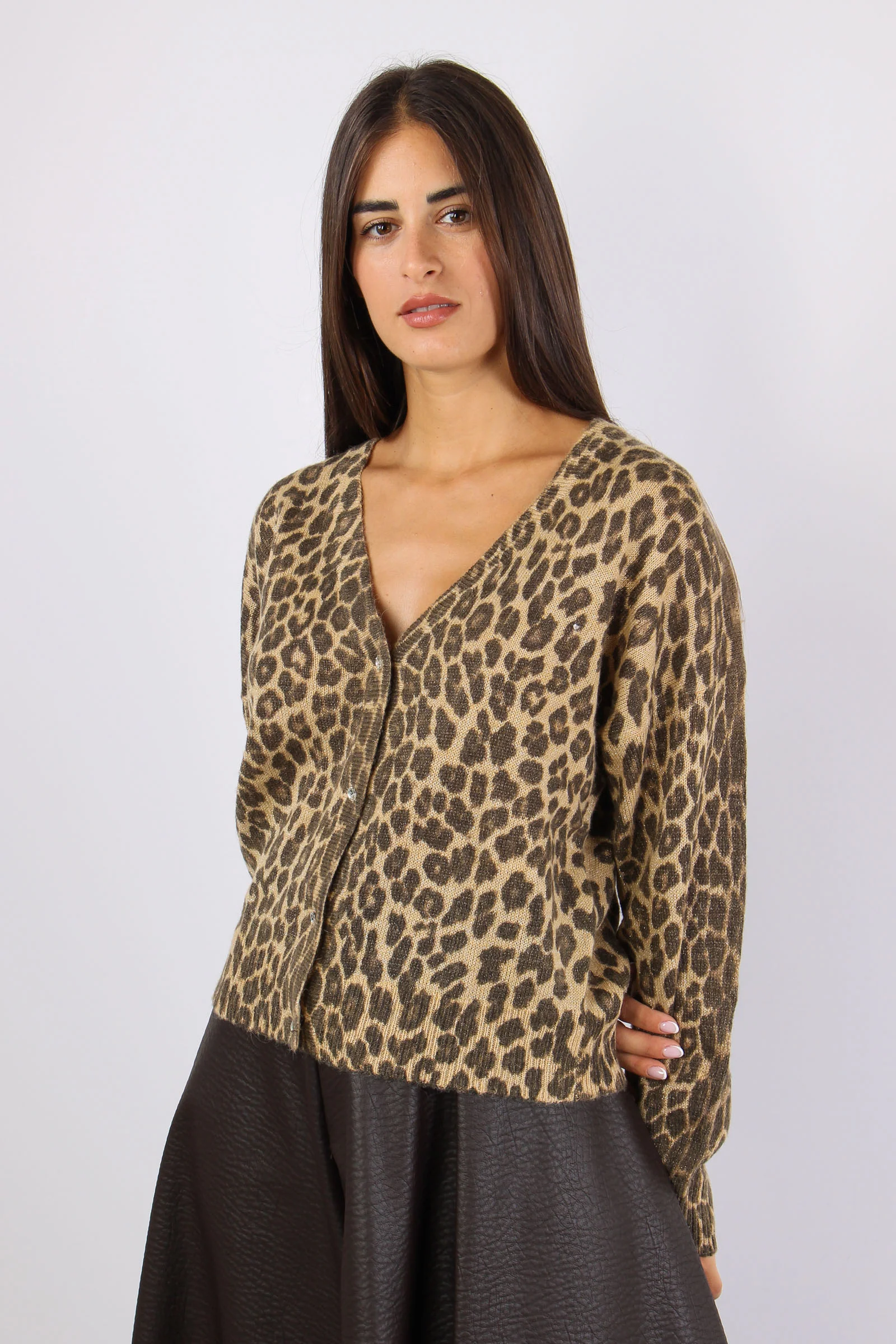 Cardigan Mohair Macula Animalier - immagine 6