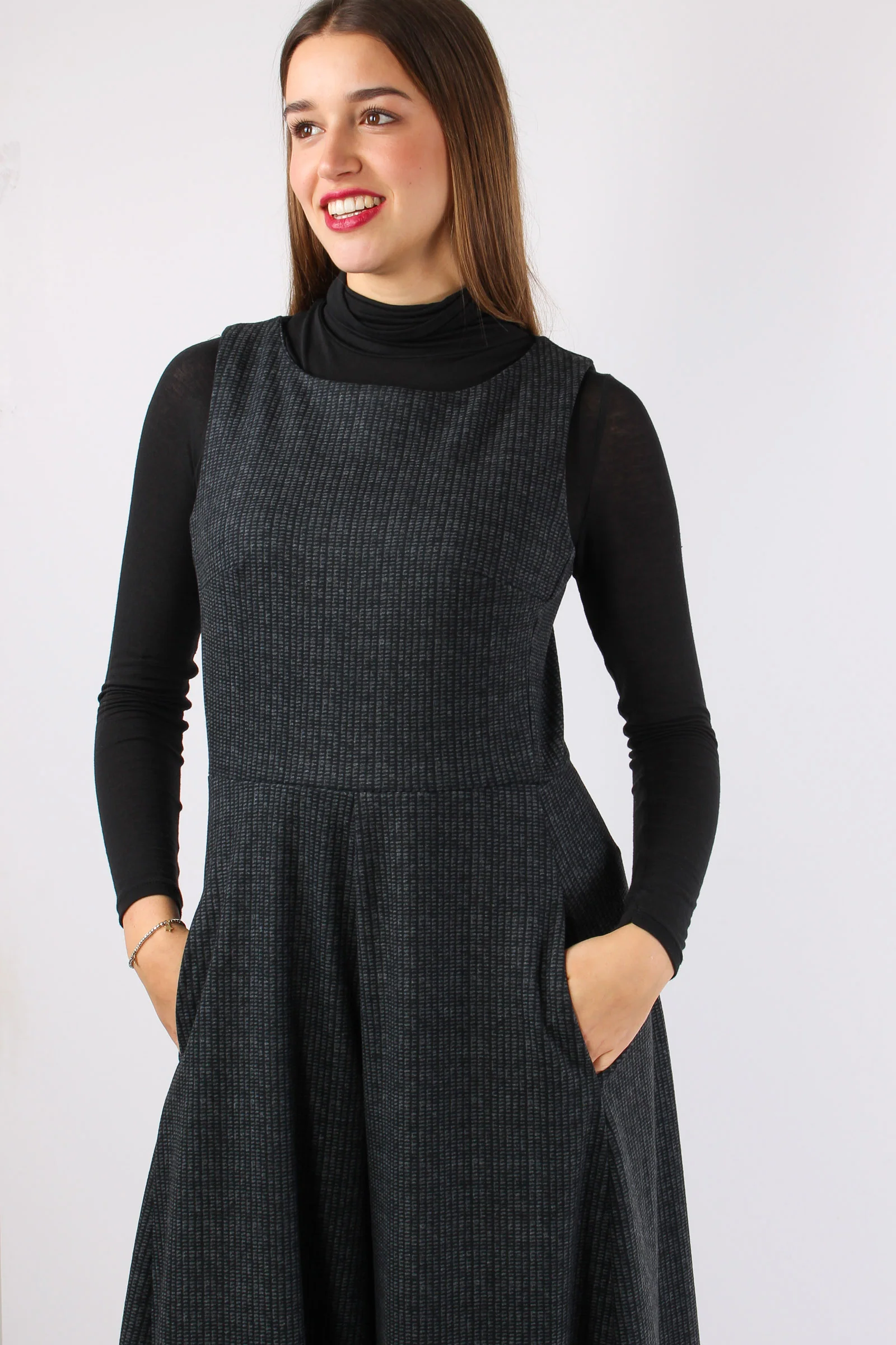 Tuta Pantalone Palazzo Grigio/nero - immagine 9