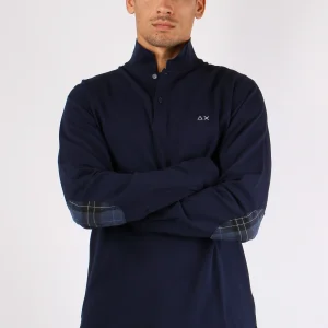 Polo Ml Toppa Contrasto Navy Blue