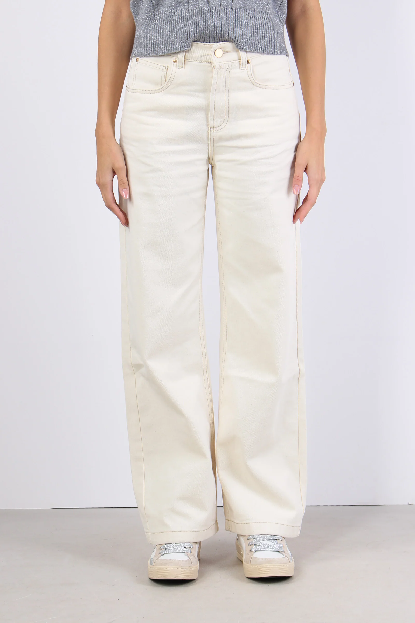 Denim Wilde Fit Panna - immagine 3