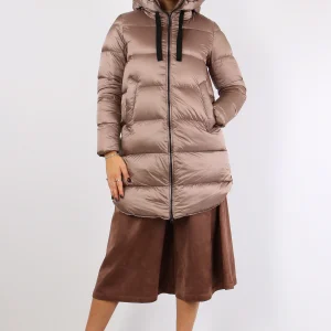 Piumino Nylo Cangiante Taupe