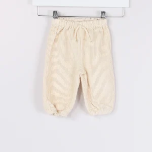 Pantalone Velluto Coulisse Ivory