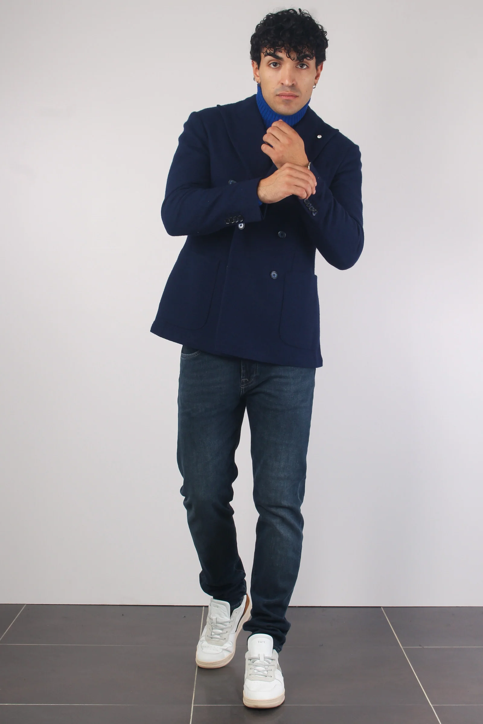 Blazer Doppiopetto Blu - immagine 4