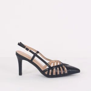 Sandalo Aperture Laterali Nero